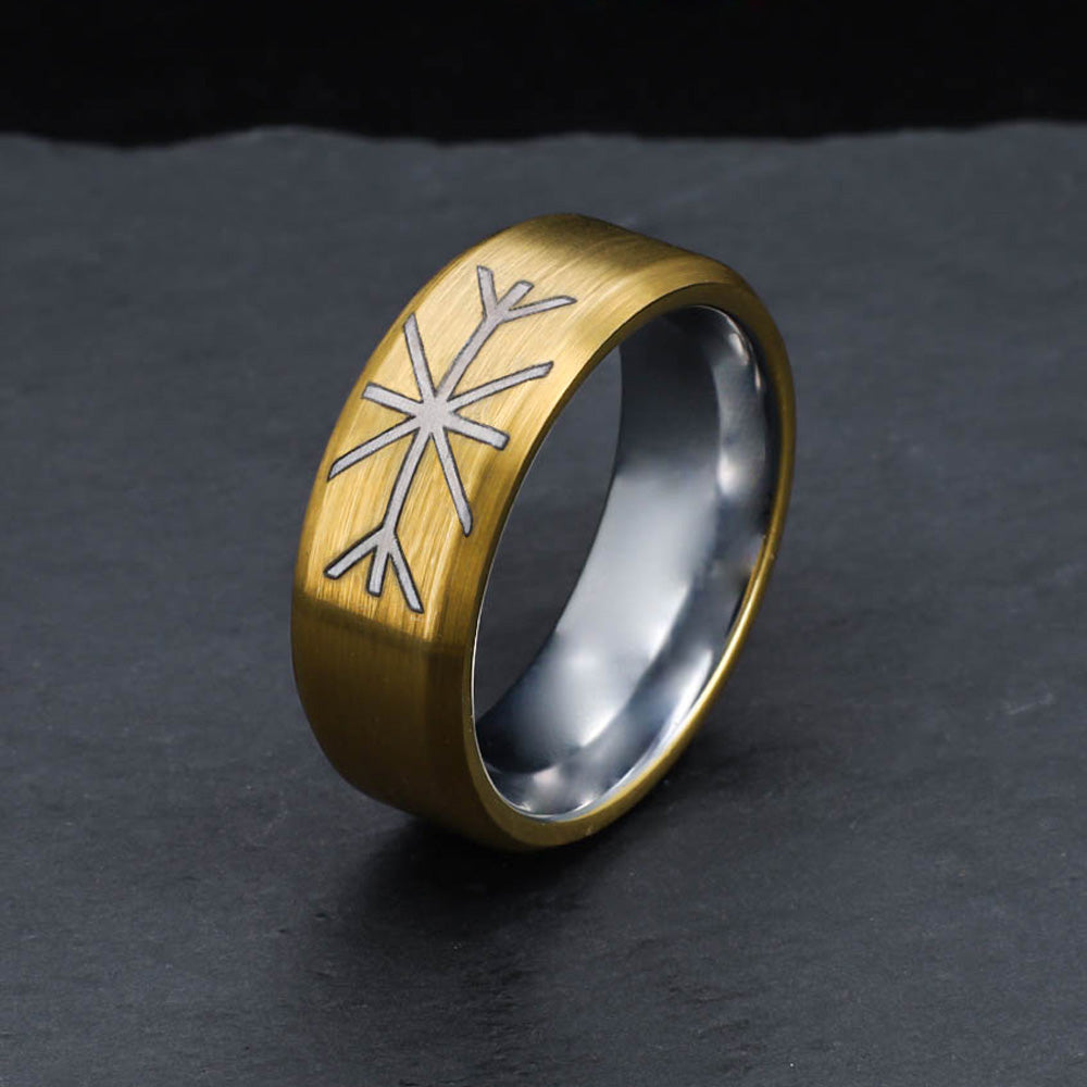 Golden Guardian Ring - Tungsten Carbide