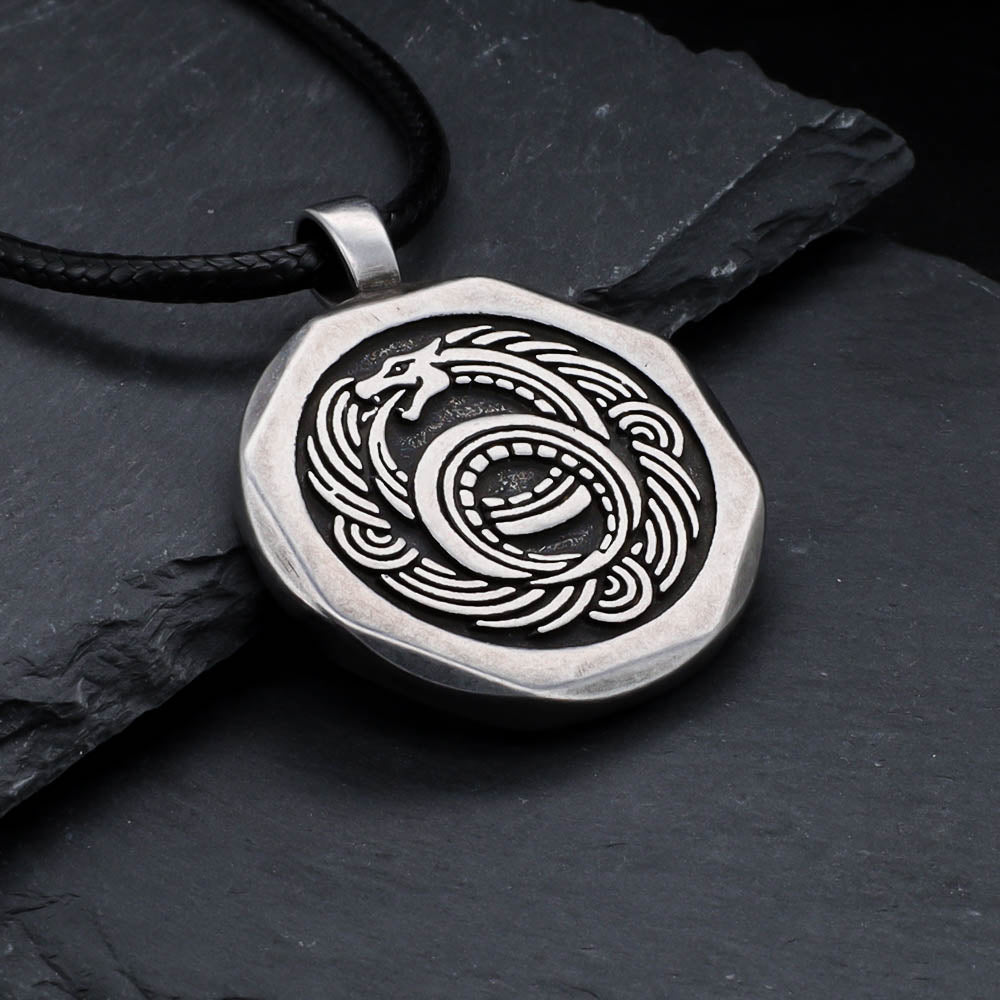 Infinity Serpent Pendant - Stainless Steel