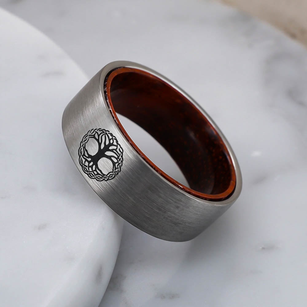 Roots of the Nine Realms Ring - Tungsten Carbide