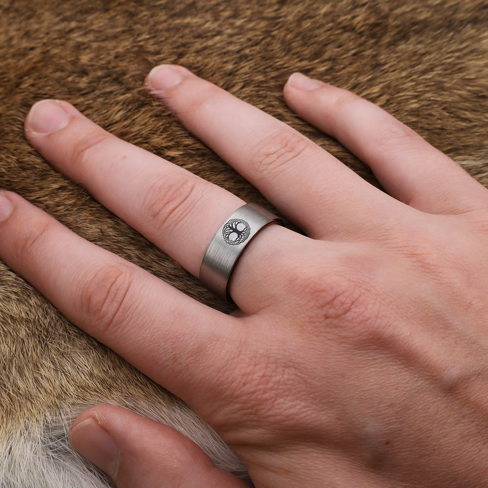 Roots of the Nine Realms Ring - Tungsten Carbide