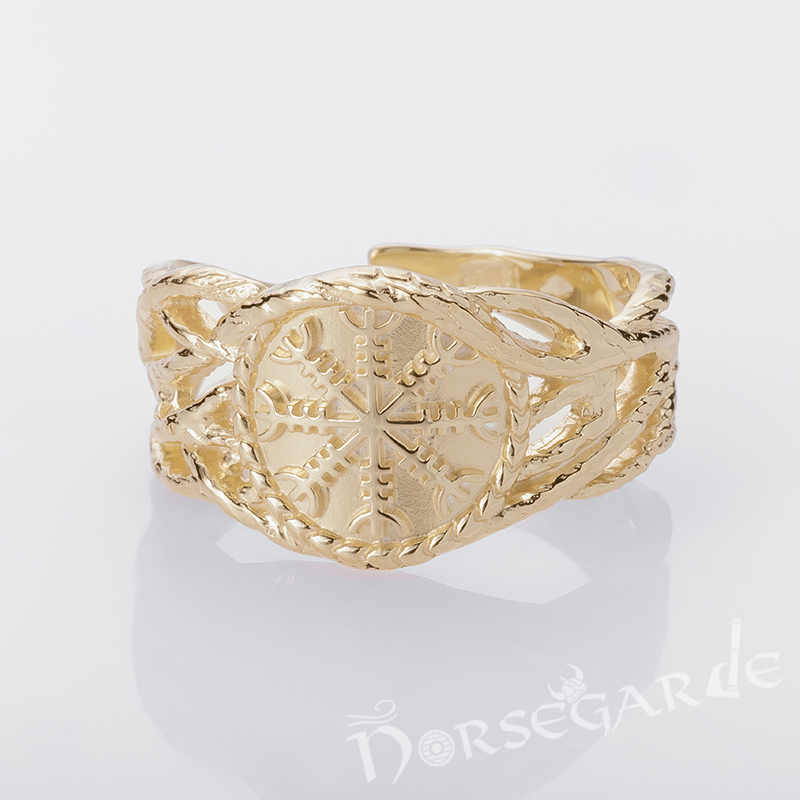 Handcrafted Brambles Helm of Awe Band - Gold