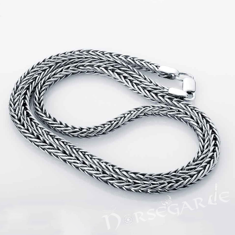 アクセサリー 191RRL Hammered Sterling Silver L Hammered Oval Link