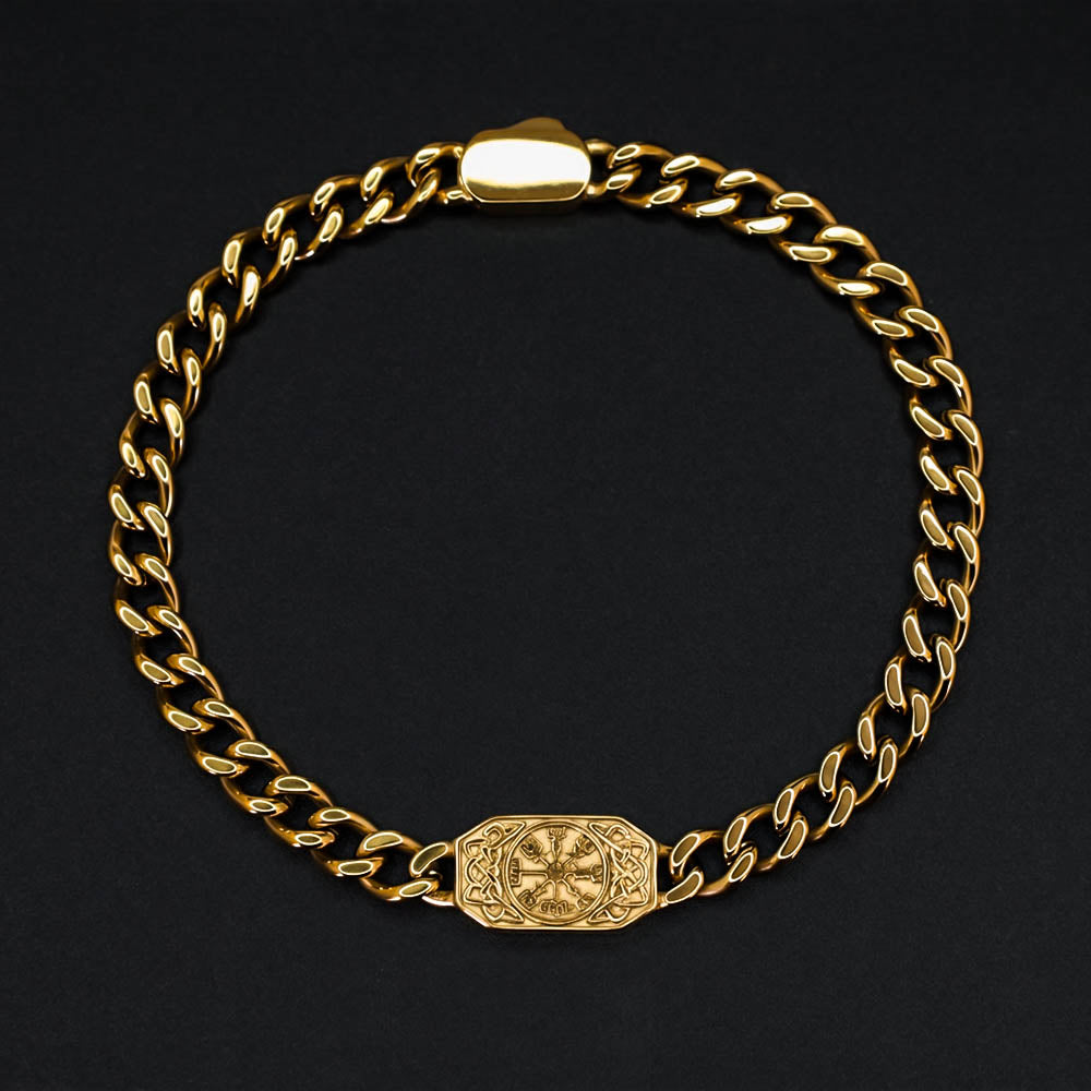 Wayfinder's 6mm Chain Bracelet - 18k Gold Plated Steel