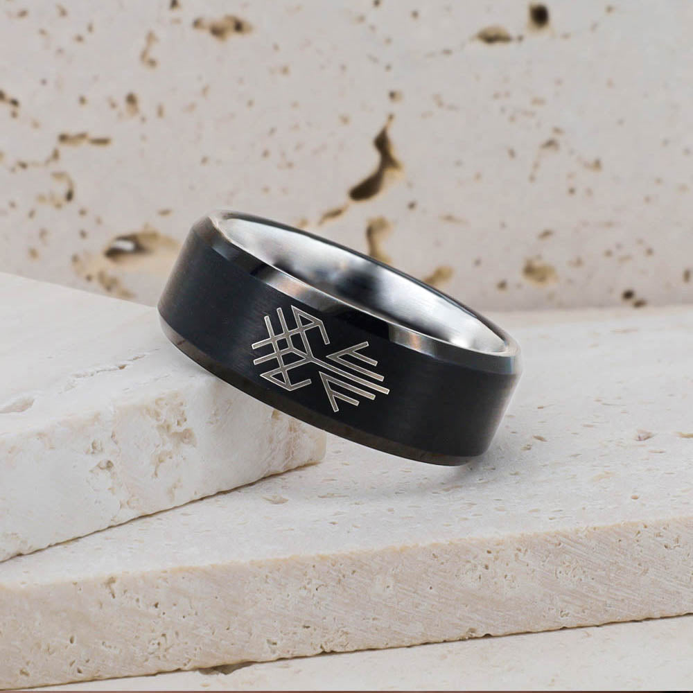 Warrior's Mark Ring - Tungsten Carbide