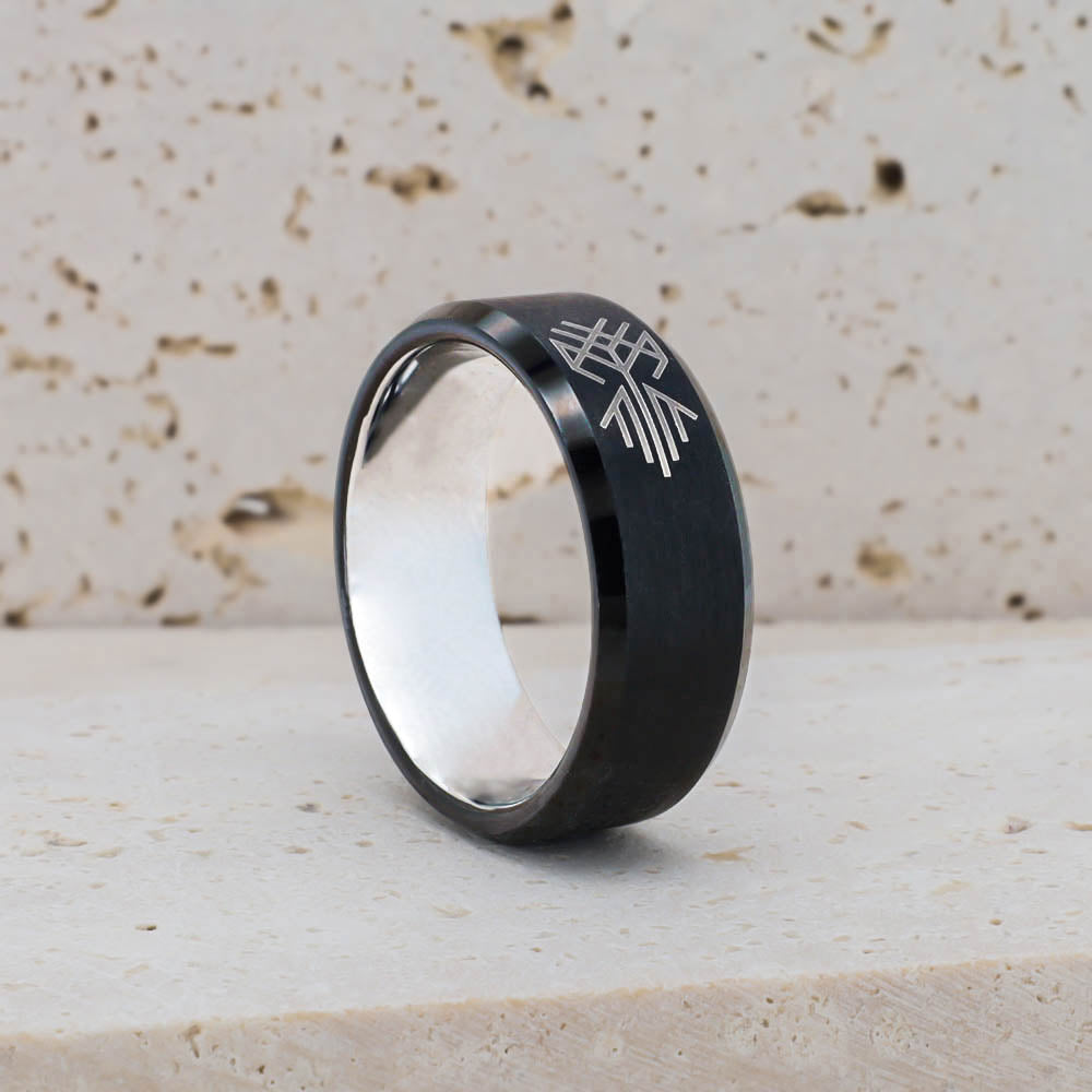 Warrior's Mark Ring - Tungsten Carbide