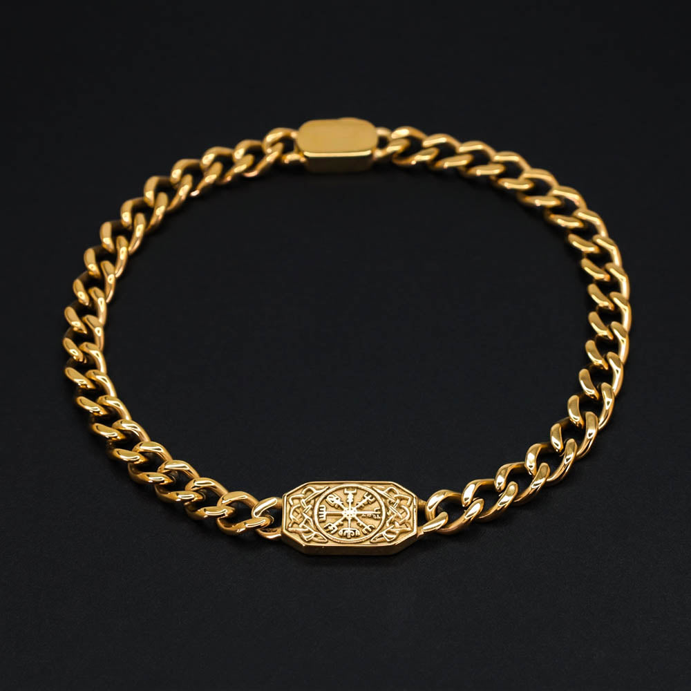 Wayfinder's 6mm Chain Bracelet - 18k Gold Plated Steel