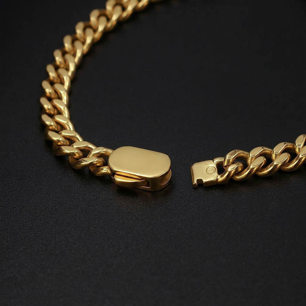 Wayfinder's 6mm Chain Bracelet - 18k Gold Plated Steel