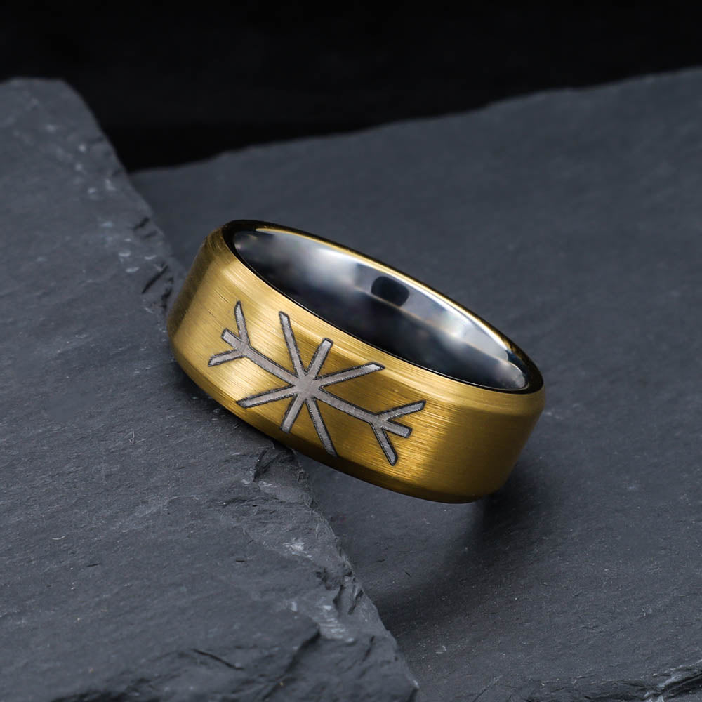 Golden Guardian Ring - Tungsten Carbide