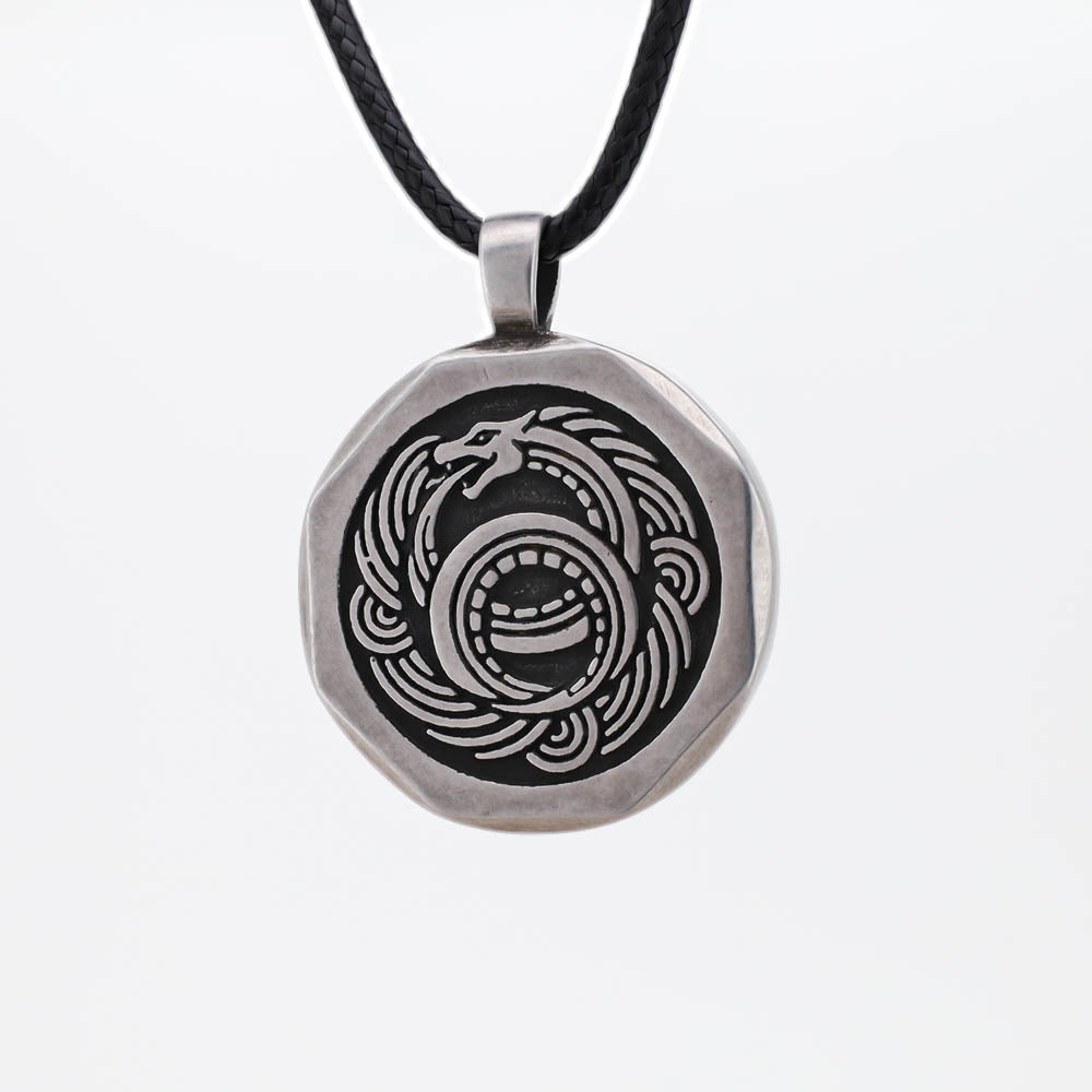 Infinity Serpent Pendant - Stainless Steel