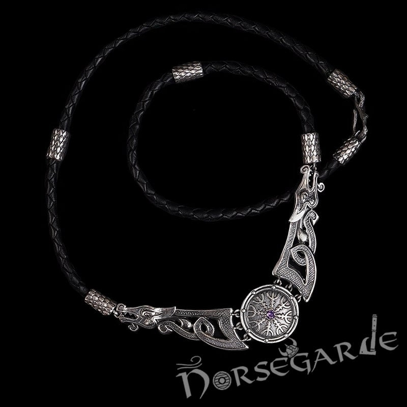 Handcrafted Valkyrie's Embrace Necklace - Sterling Silver
