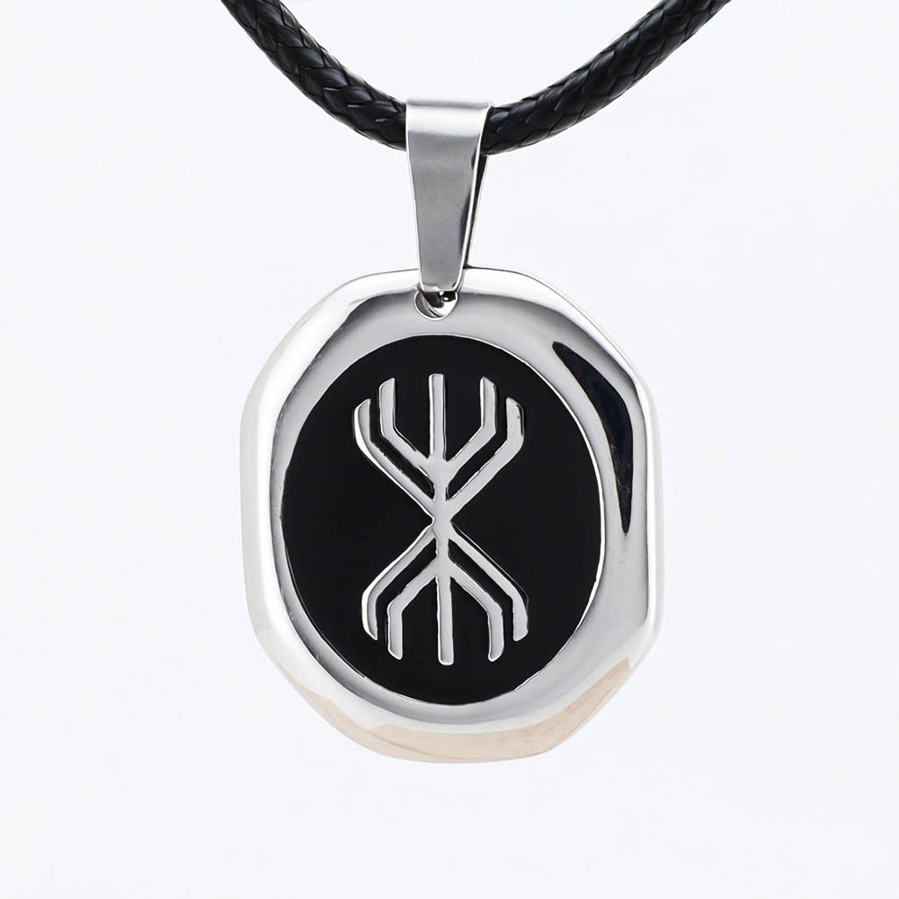 Digital Yggdrasil Pendant - Stainless Steel