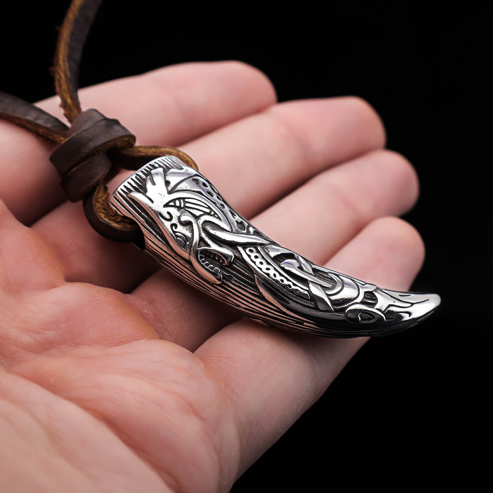 Fenrir Wolf Metal Fang - Stainless Steel