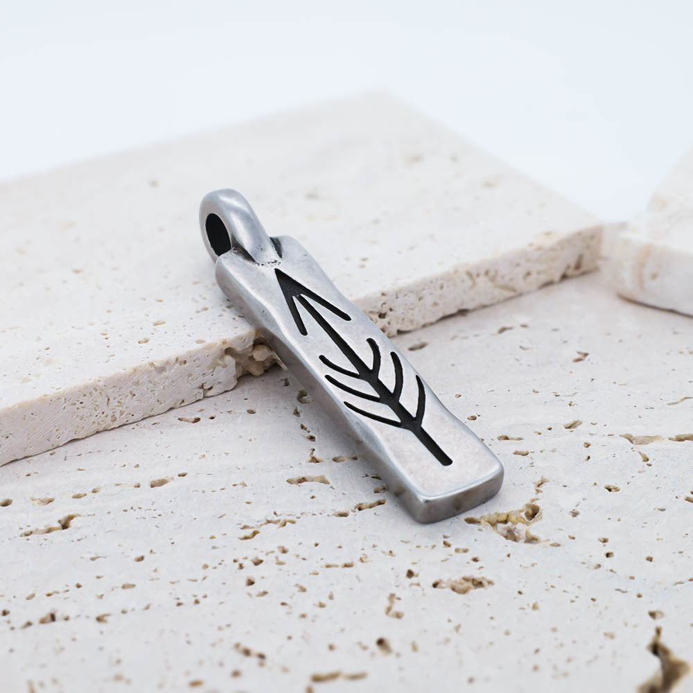 Yggdrasil's Arrow Pendant - Stainless Steel