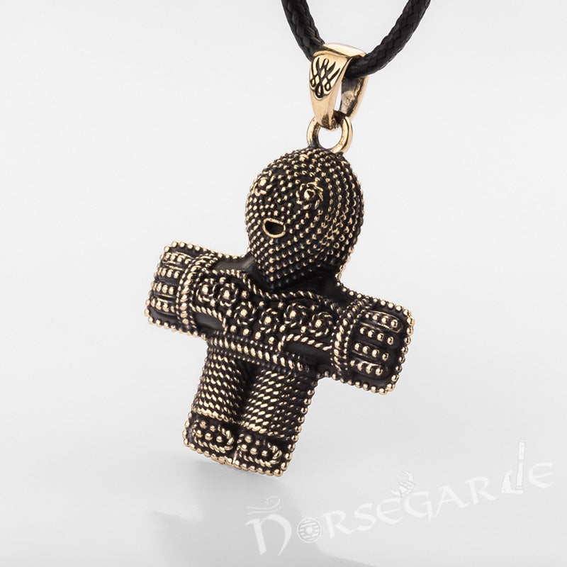 Handcrafted Viking Crucifix Replica - Brass