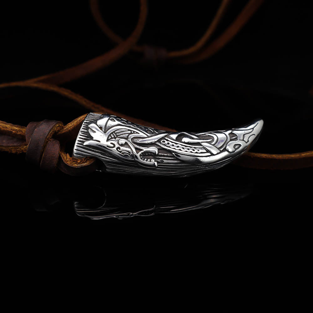 Fenrir Wolf Metal Fang - Stainless Steel