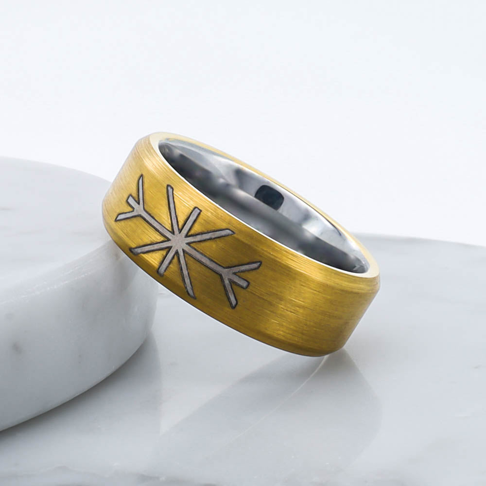 Golden Guardian Ring - Tungsten Carbide