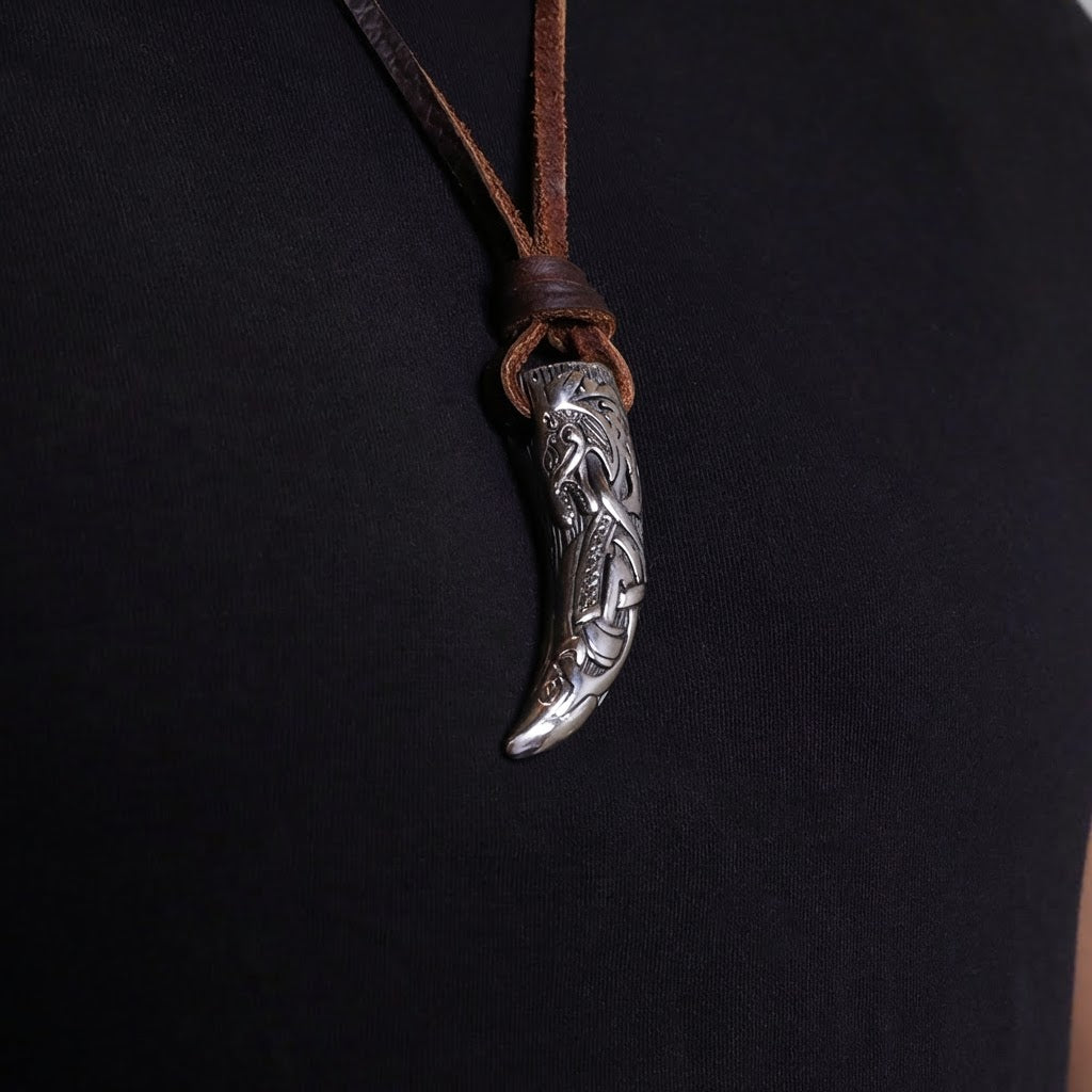 Fenrir Wolf Metal Fang - Stainless Steel