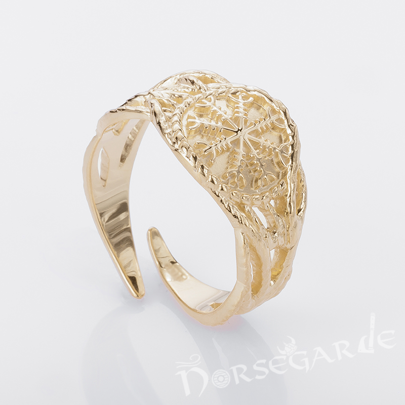 Handcrafted Brambles Helm of Awe Band - Gold