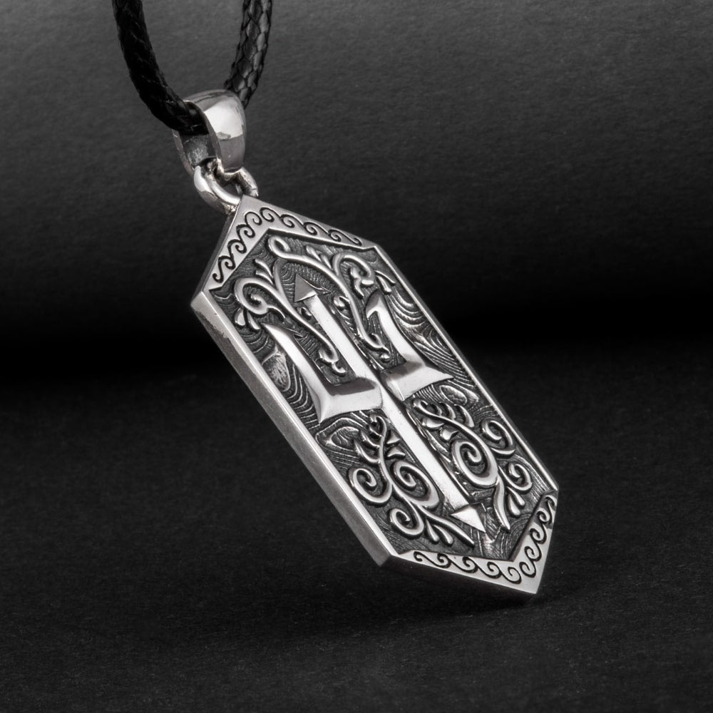 Handcrafted Deep Sea Trident Amulet - Sterling Silver