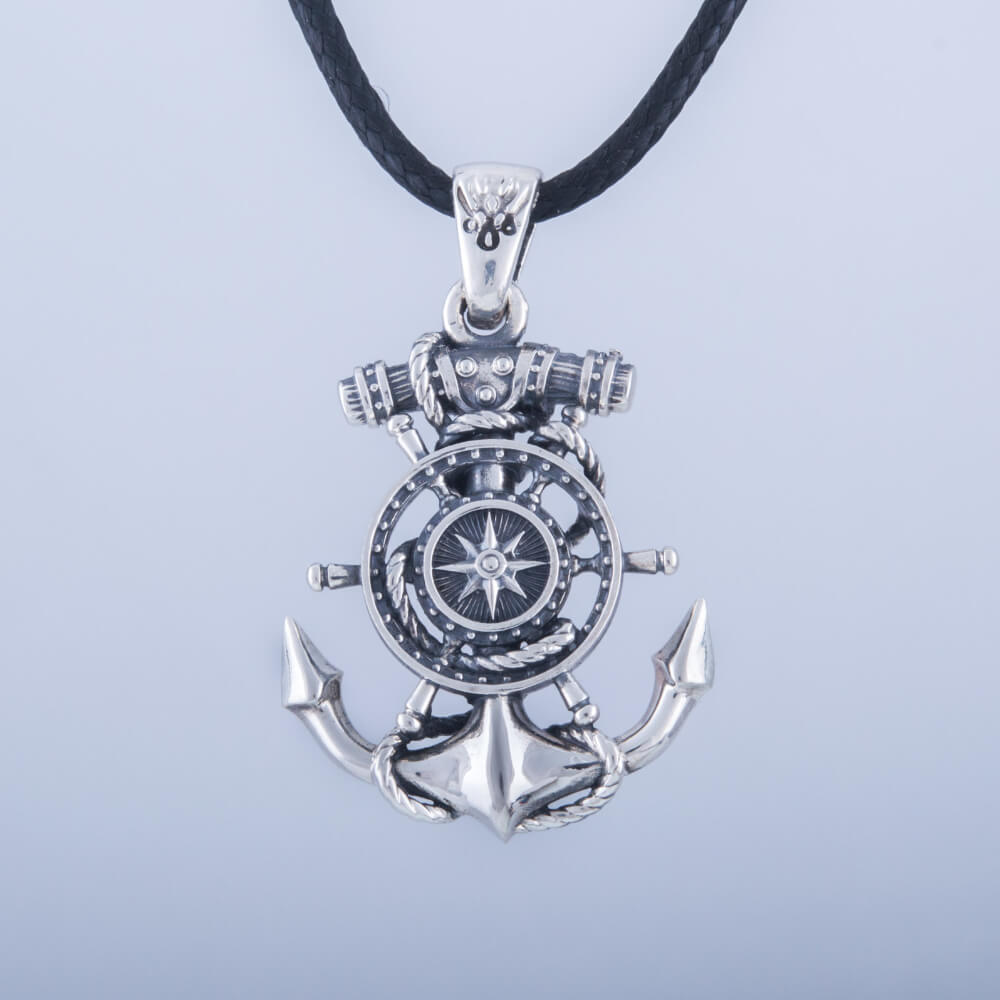 Handcrafted Navigator's Anchor Pendant - Sterling Silver
