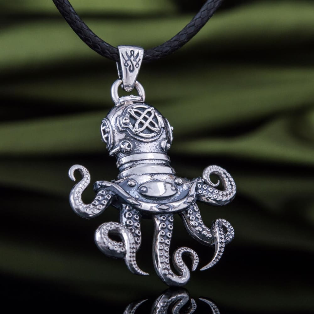 Handcrafted Deeps Explorer Pendant - Sterling Silver