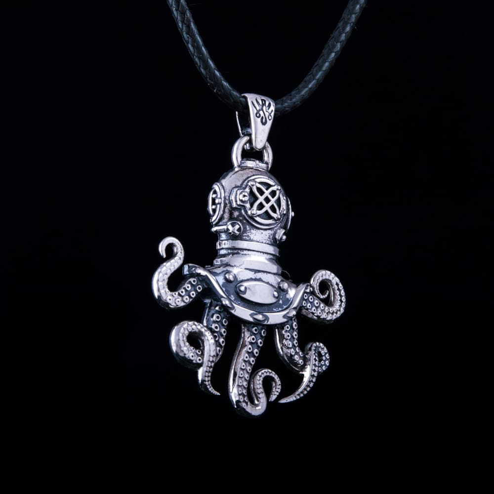 Handcrafted Deeps Explorer Pendant - Sterling Silver