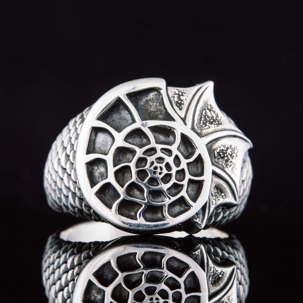 Handcrafted Siren's Spiral Ring - Sterling Silver