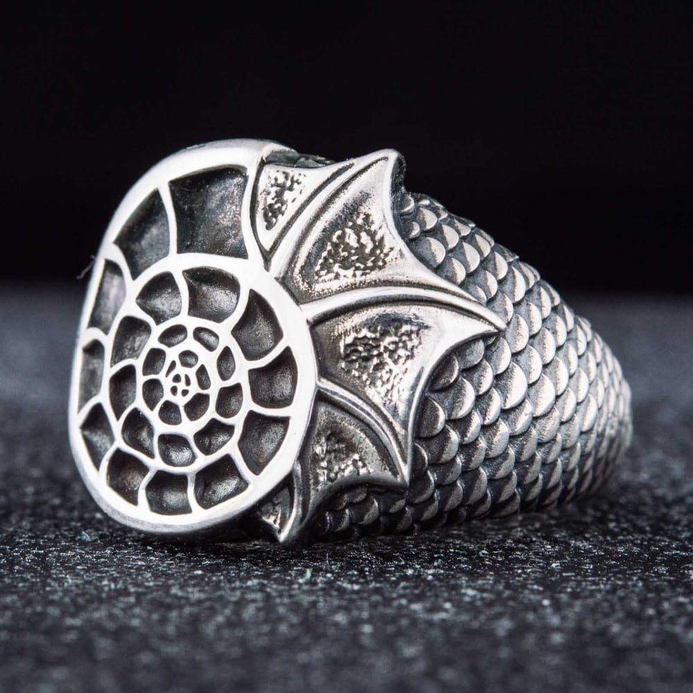 Handcrafted Siren's Spiral Ring - Sterling Silver