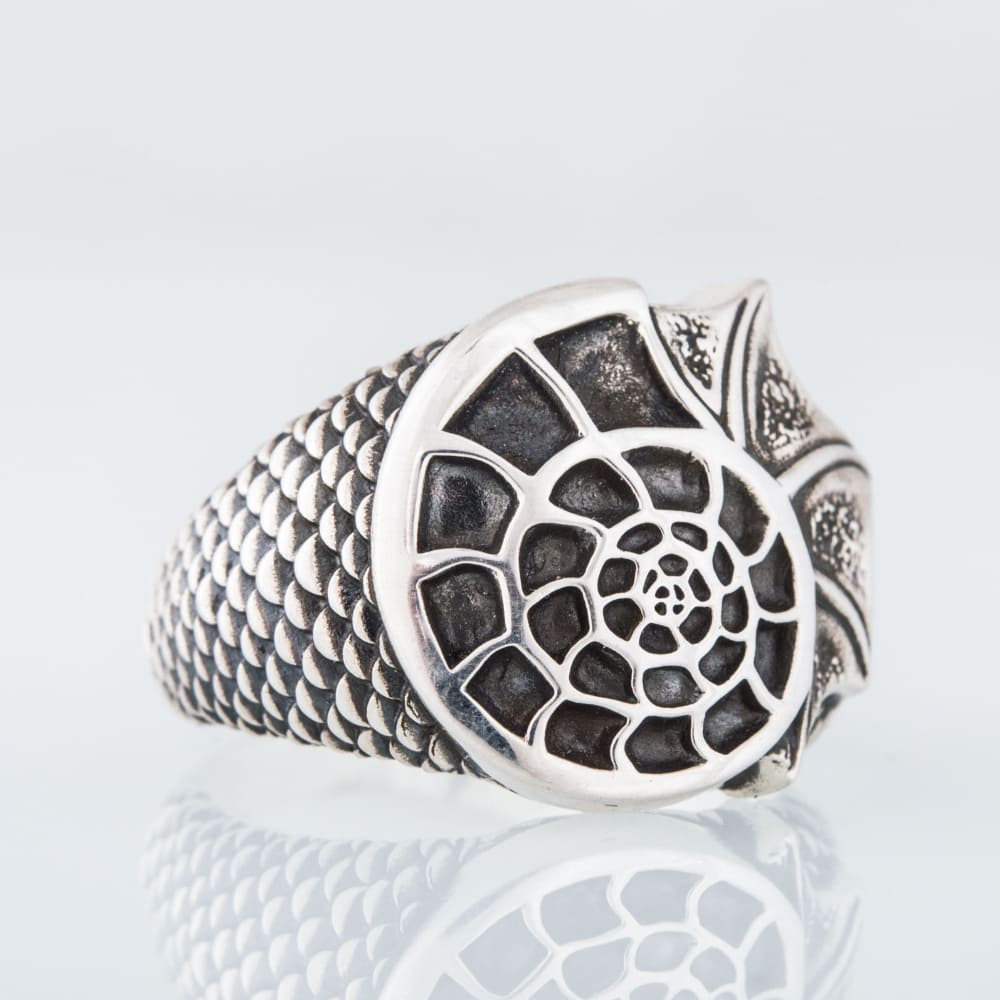 Handcrafted Siren's Spiral Ring - Sterling Silver