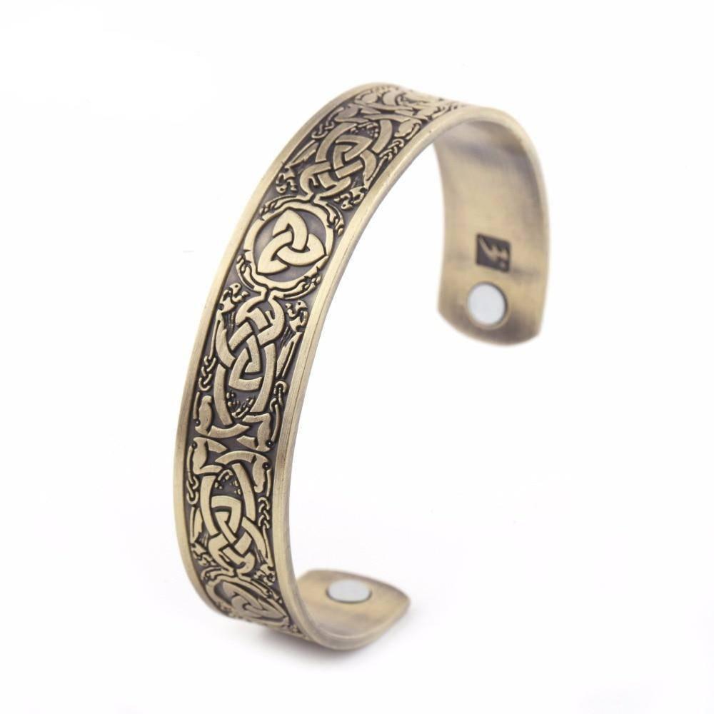 Antique Celtic Bangle Celtic Knot Norse Viking Bracelet
