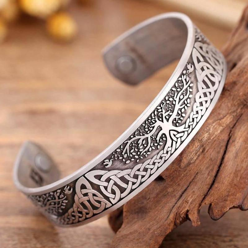 Antique Celtic Bangle - Yggdrasil Roots - Norsegarde