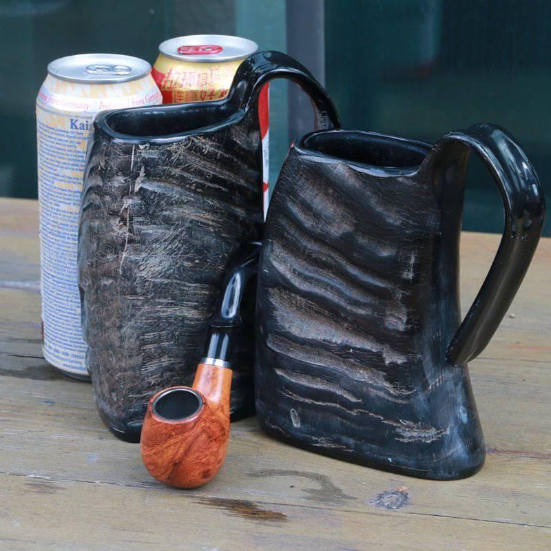 Black Buffalo Drinking Horn Mug - Norsegarde