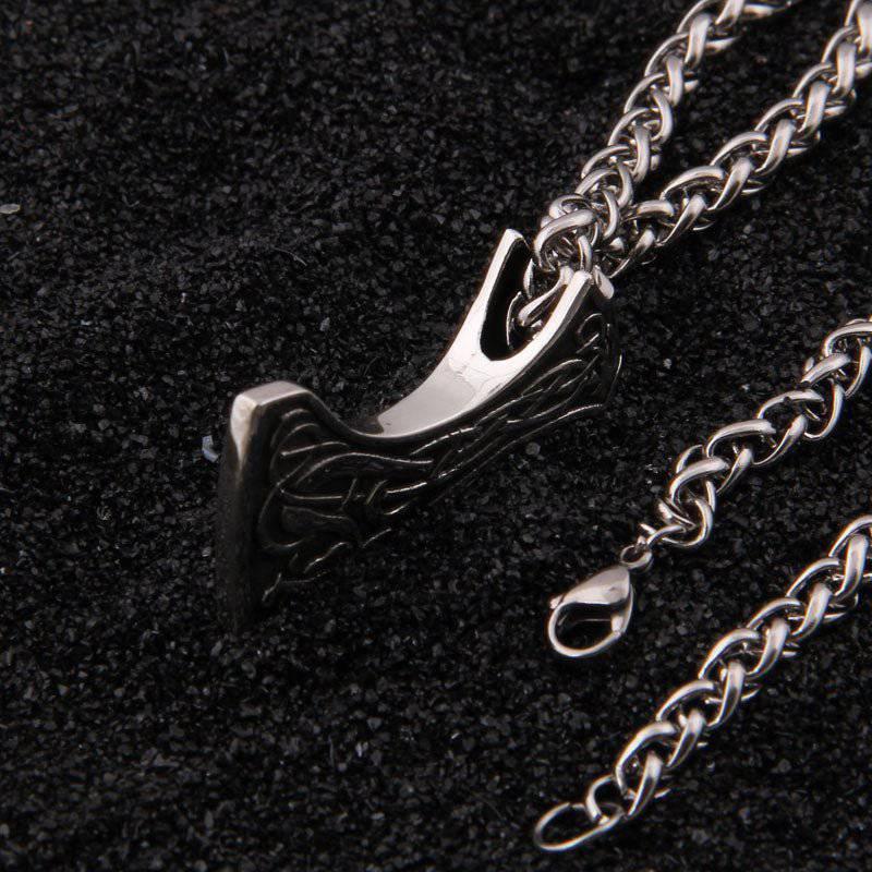 Celtic Axe Head Pendant - Sterling Silver - Norsegarde