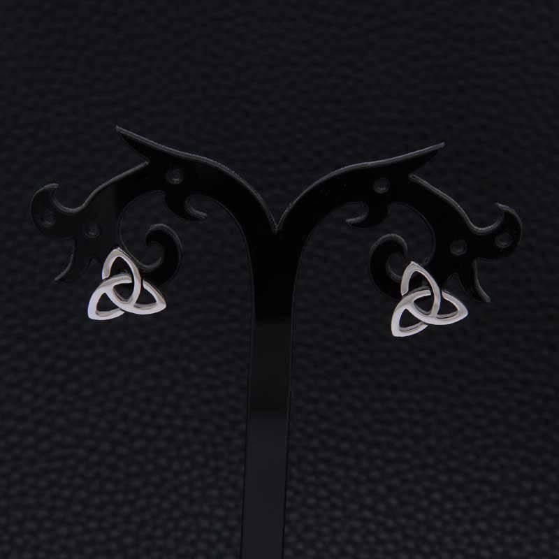 Celtic Knot Stud Earrings - Stainless Steel - Norsegarde