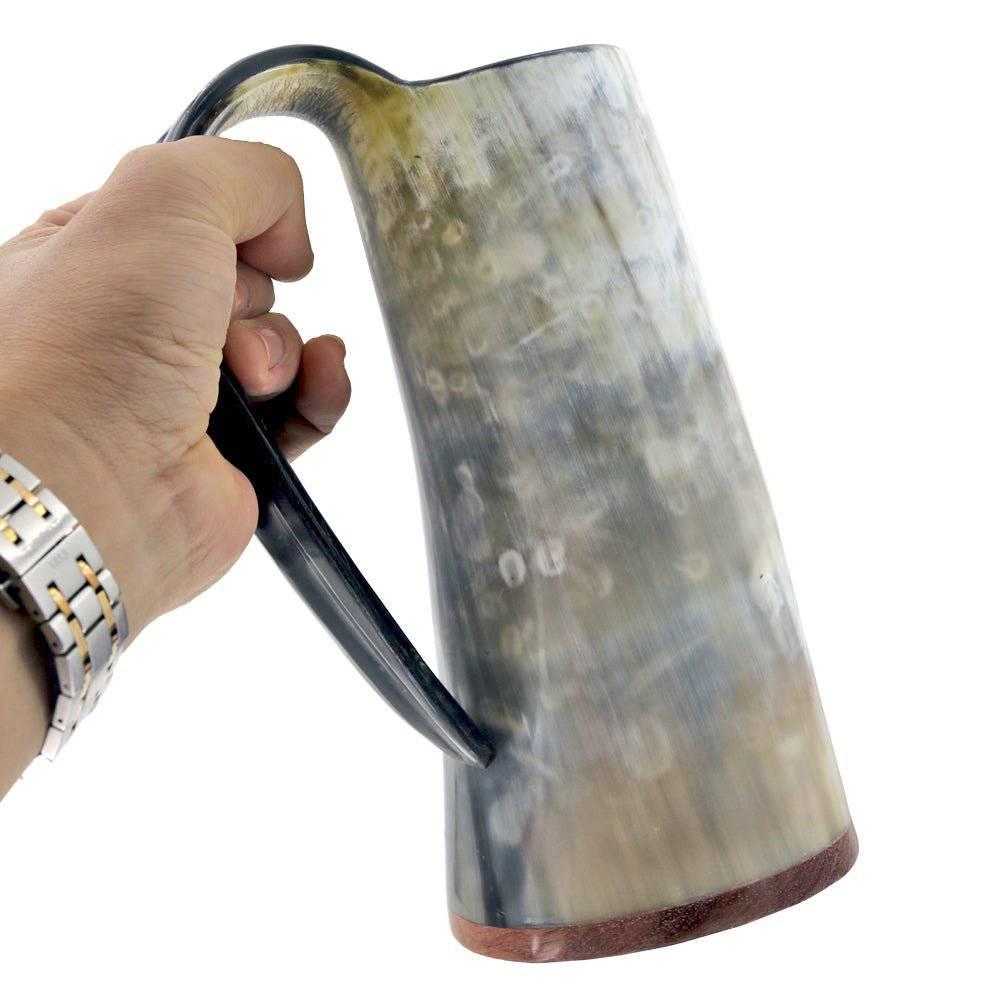 Feast King Large Drinking Horn Tankard - Norsegarde