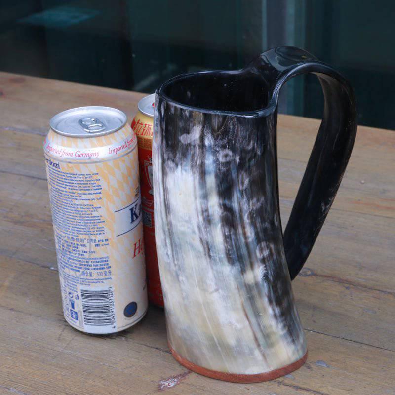 Feast King Large Drinking Horn Tankard - Norsegarde