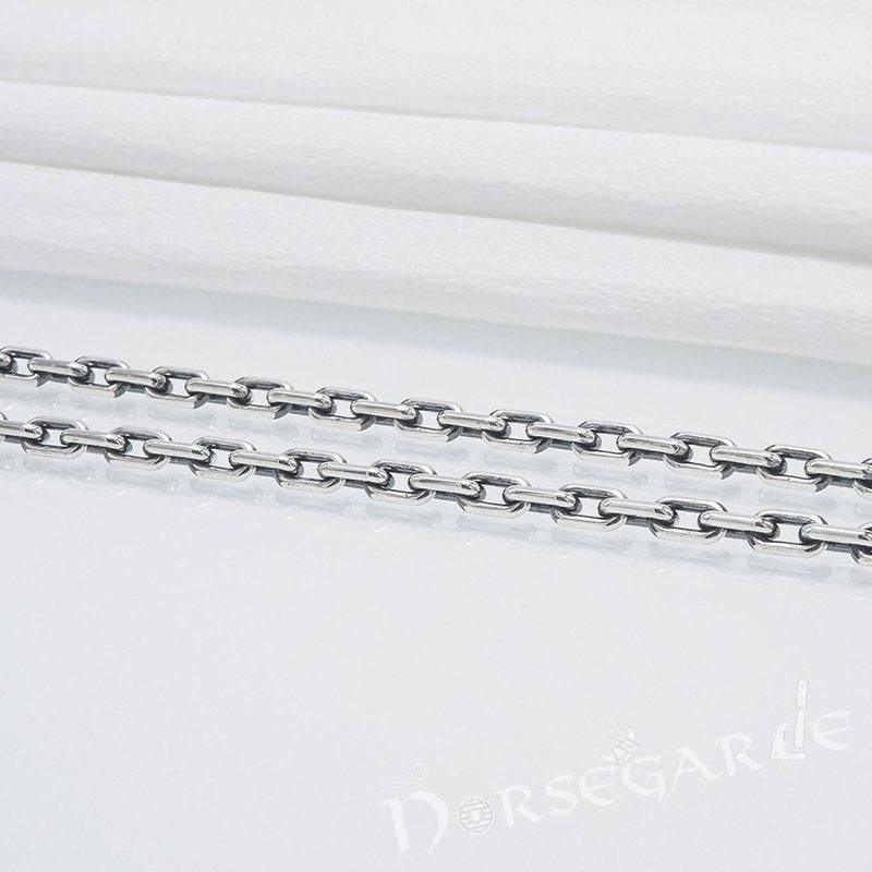 Handcrafted Anchor Chain Necklace - Sterling Silver - Norsegarde