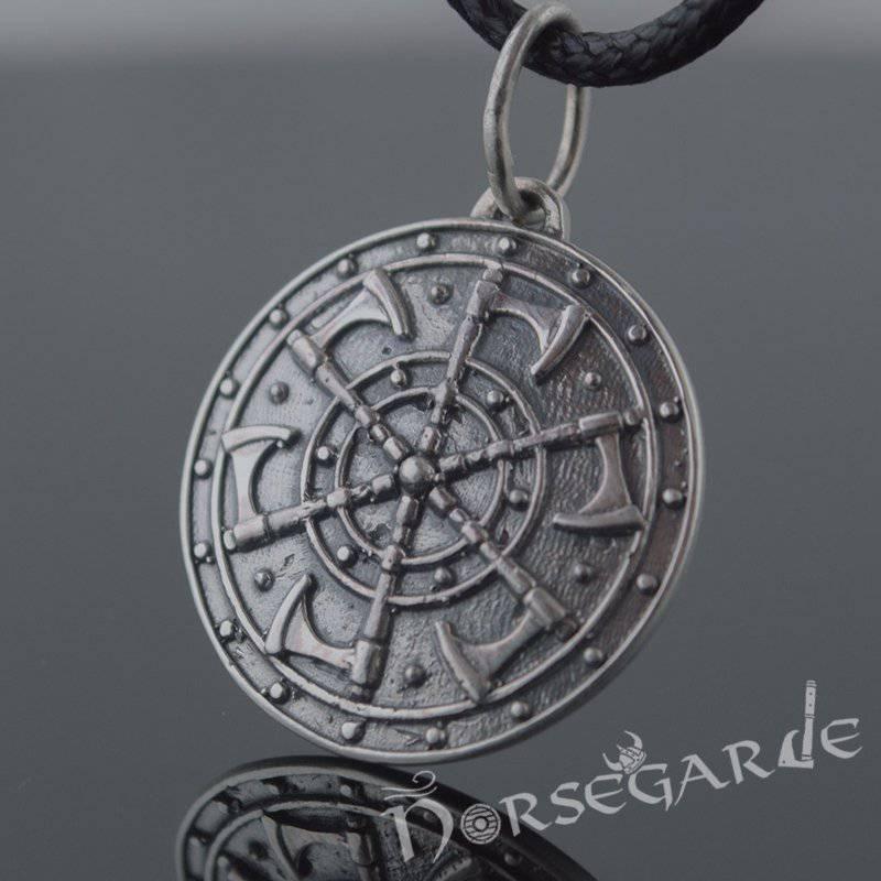 Handcrafted Axe Kolowrat Pendant - Sterling Silver - Norsegarde