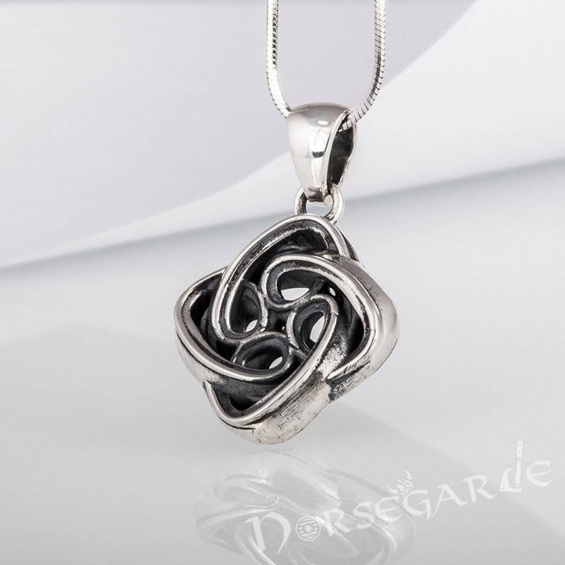Handcrafted Celtic Knot Pendant - Sterling Silver - Norsegarde
