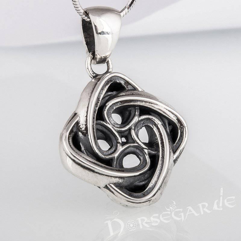 Handcrafted Celtic Knot Pendant - Sterling Silver - Norsegarde