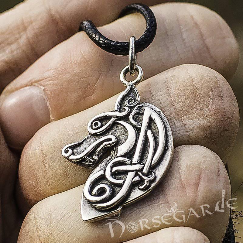 Handcrafted Celtic Wolf - Sterling Silver - Norsegarde