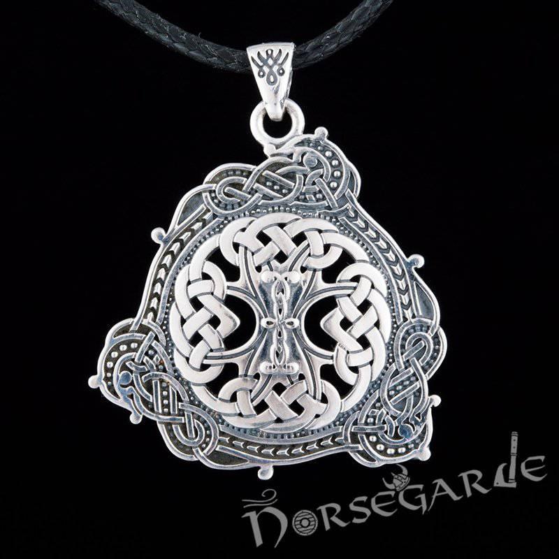 Handcrafted Celtic Yggdrasil Pendant - Sterling Silver - Norsegarde