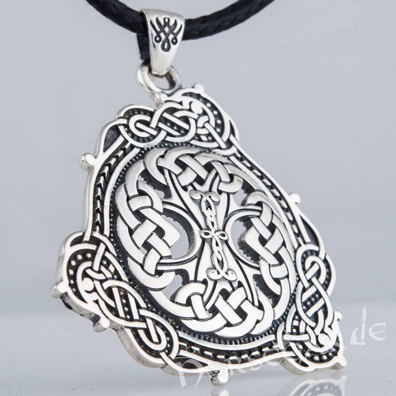 Handcrafted Celtic Yggdrasil Pendant - Sterling Silver - Norsegarde