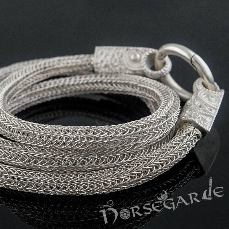 Handcrafted Heavy Weave Chain - Sterling Silver - Norsegarde