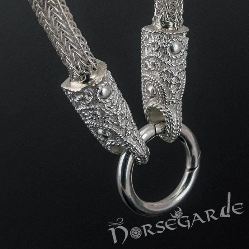 Handcrafted Heavy Weave Chain - Sterling Silver - Norsegarde