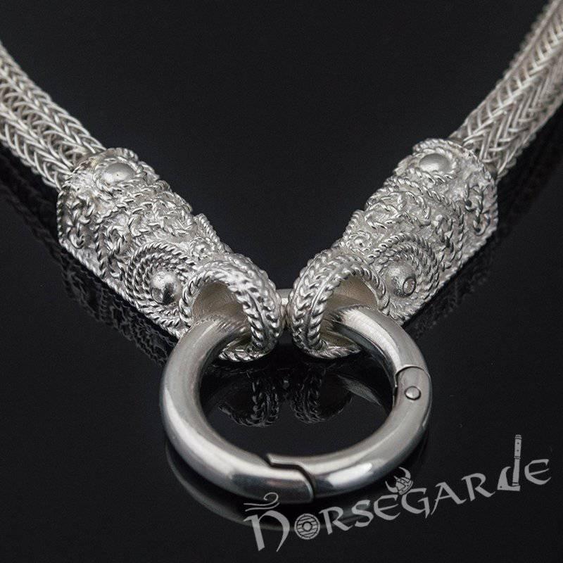 Handcrafted Heavy Weave Chain - Sterling Silver - Norsegarde