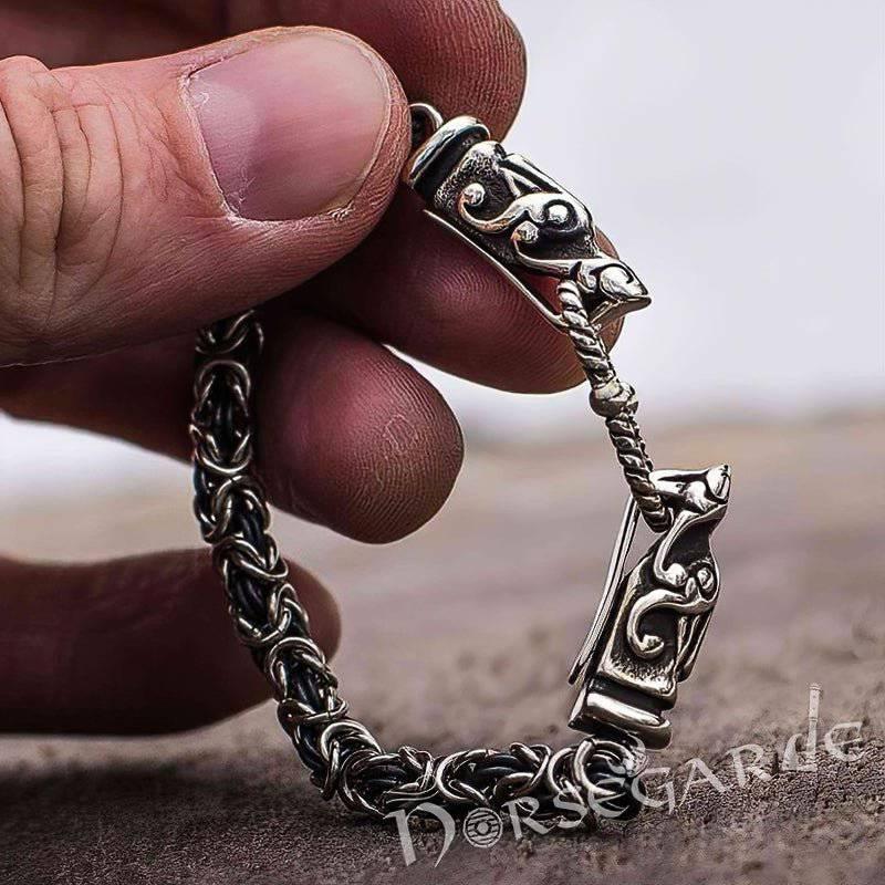 Handcrafted King's Chain Bracelet - Sterling Silver - Norsegarde