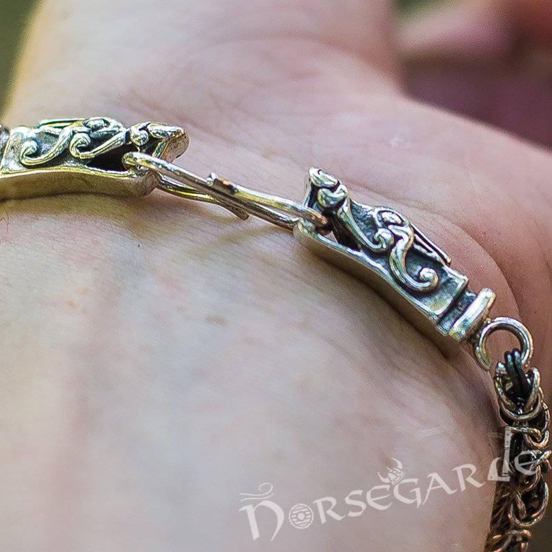 Handcrafted King's Chain Bracelet - Sterling Silver - Norsegarde