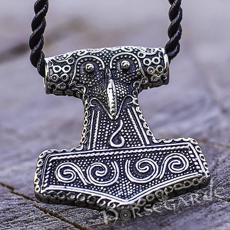 Handcrafted Scania Island Mjölnir Replica - Sterling Silver - Norsegarde