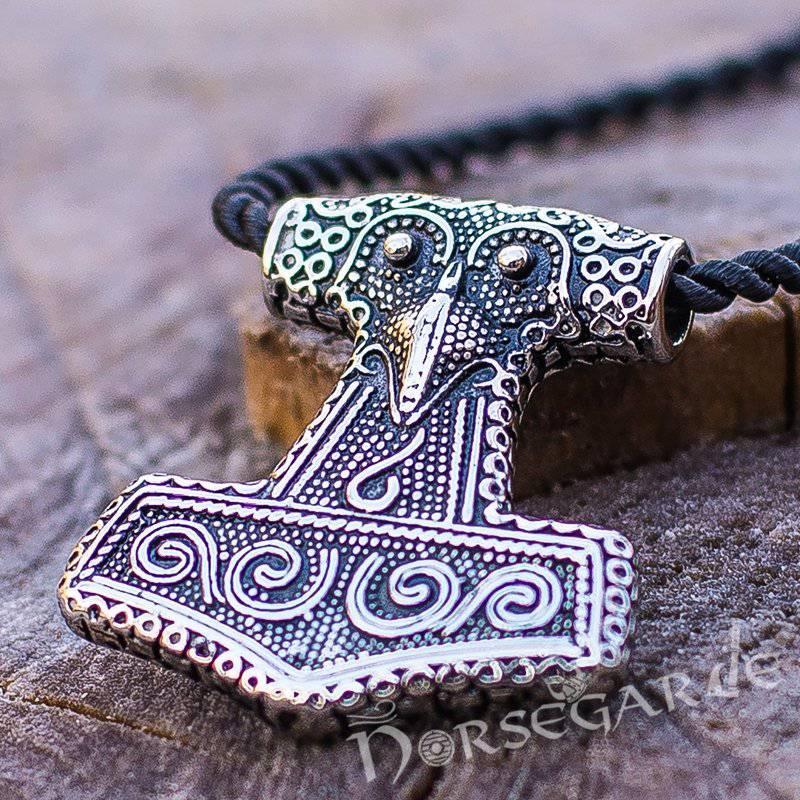 Handcrafted Scania Island Mjölnir Replica - Sterling Silver - Norsegarde